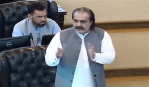 Kp Cm Gandapur Announces Probe Into Caretaker Govt S Actions