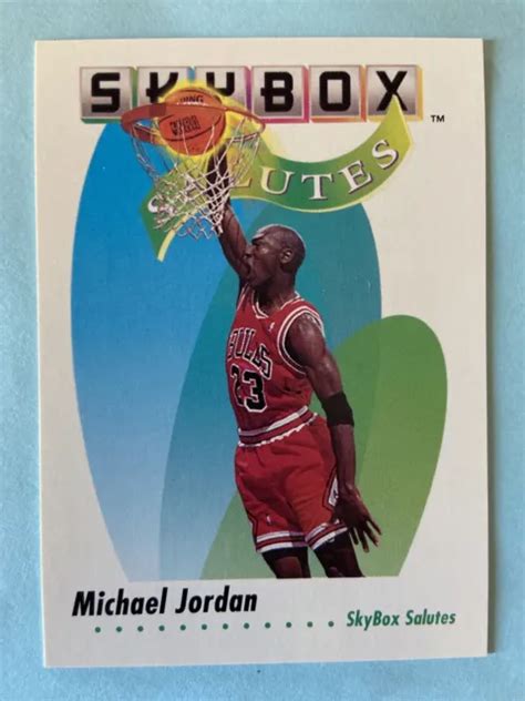 Michael Jordan Skybox Salutes Chicago Bulls Hof A Eur