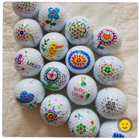 Painted Golf Balls Golf Ball Crafts Golf Crafts Golf Diy