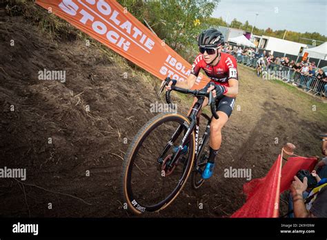 Dutch Inge Van Der Heijden Pictured In Action During The Women S Elite