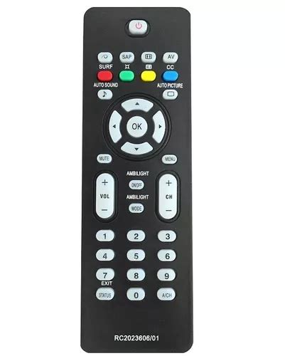 Controle Tv Philips 19 32 Pfl 3322 4322 5332 7342 21pt8857 MercadoLivre