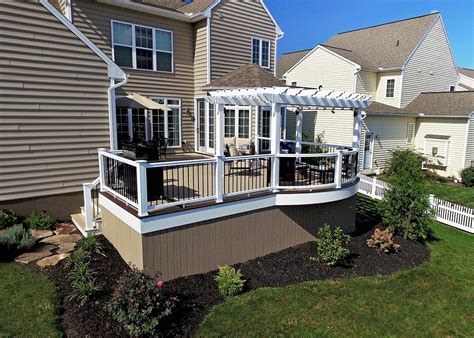 Custom Trex Deck Pergola Lancaster Pa Sq Ft Keystone