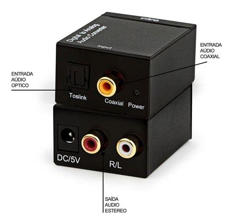 Conversor Kp Knup Optico Para Rca Parcelamento Sem Juros