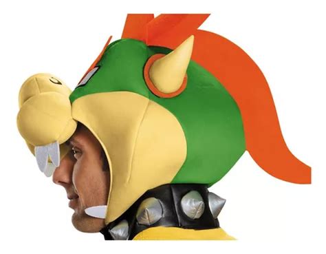 Bowser Sombrero Mario Bros Nintendo Disfraz Roleplay Cabeza En Venta En