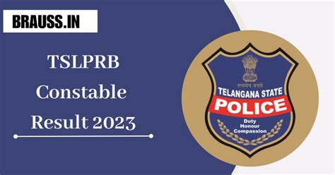 Tslprb Constable Final Result Out