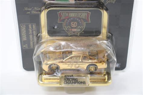 Racing Champions Nascar 50th Anniversary 24kgold Plated Commemorative
