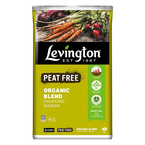 Levington Peat Free Organic Blend Farmyard Manure 50l Sam Turner And Sons