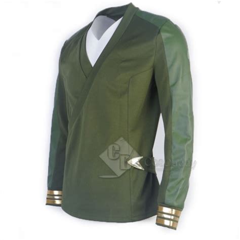 Star Trek: Strange New Worlds Cosplay Costume Captain Pike Green ...