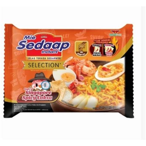 Jual Mie Sedaap Selection Rasa Singapore Spicy Laksa 83g Shopee Indonesia