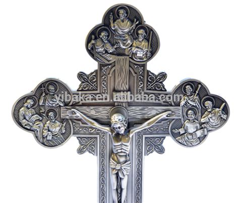 Altar Stand Cross Crucifix Jesus Church Pewter Inri Jerusalem Holy Land