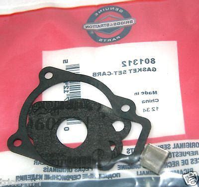 801312 Briggs & Stratton Snow Blower Carburetor Gasket Set Genuine OEM ...