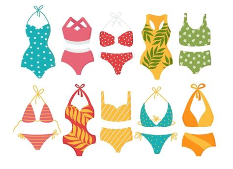 Woman Swimsuit Vectors And Illustrations For Free Download Freepik