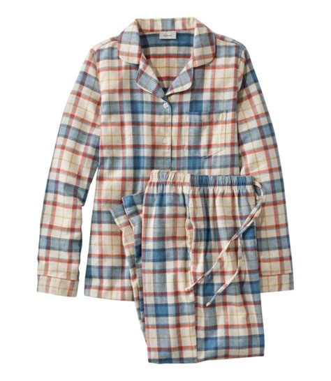 Womens Scotch Plaid Flannel Pajamas Sleepwear At Llbean