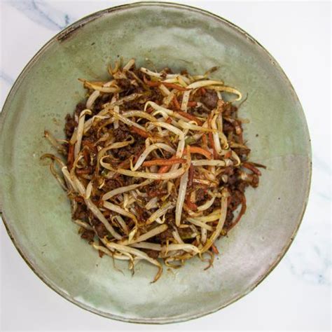 Korean Style Sauteed Beef With Bean Sprouts And Cabbage Manila Spoon