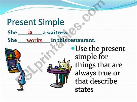 Esl English Powerpoints Present Simple Vs Continuous