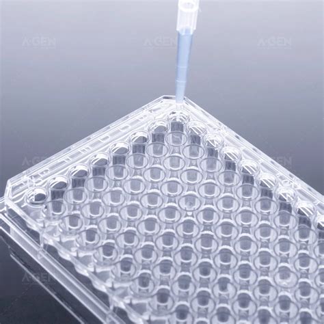 Tissue Cell Culture Plate Laboratory Dnase Rnase Free Disposable 96