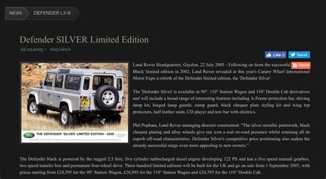 defendernet view topic td special vehicle