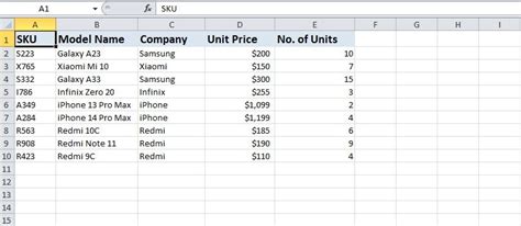 How to Create a Simple Inventory System in Excel