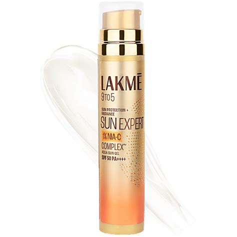 Buy Lakme Sun Expert Nia C Complex Aqua Sun Gel Spf Pa For