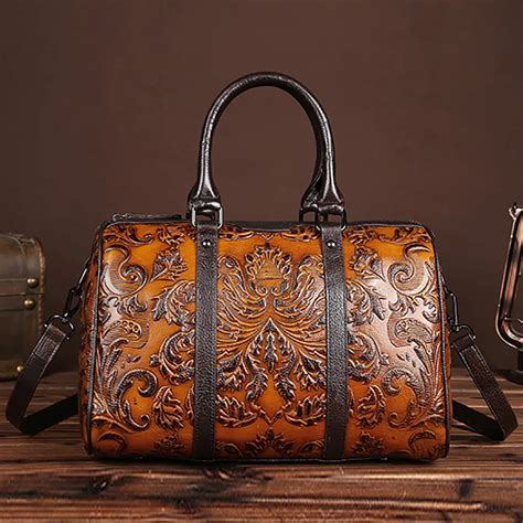 Womens Leather Satchel Bag