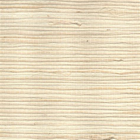 Polar White Grasscloth Wallpaper