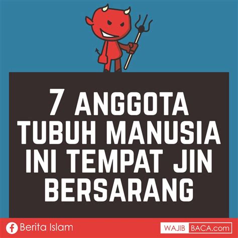 Ngeri 7 Anggota Tubuh Manusia Ini Adalah Tempat Bersarangnya Jin