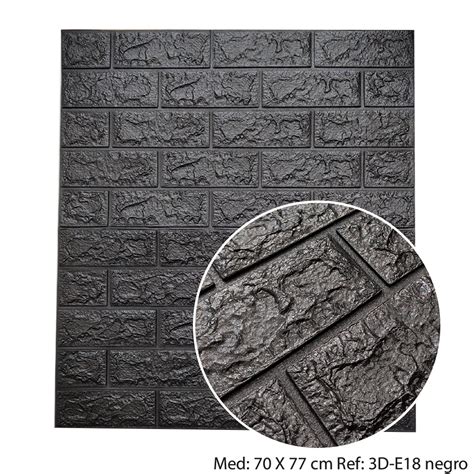 Adhesivos Para Pared D Decorativo Tipo Ladrillo Negro D E