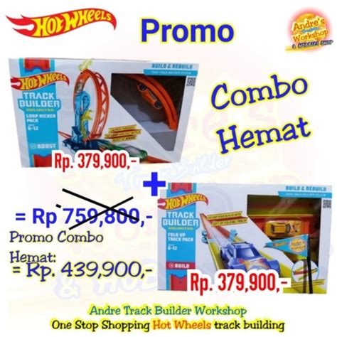 Promo Hotwheels Track Builder Loop Launcher Ori Mattel Hot Wheels Track