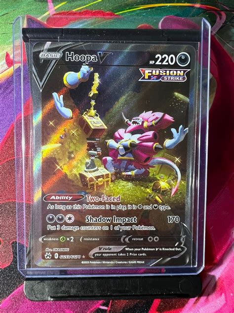 Pokemon Card Hoopa V Galarian Gallery Crown Zenith Gg Hobbies Toys