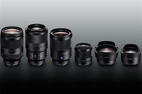 Sony Announces Four New Fe Full Frame E Mount Lenses