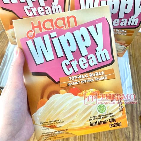 Jual 400 Gr WIPPY Cream Haan Whip Whipped Whipping Whippy Wipping