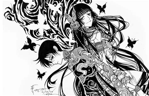 Xxxholic Watanuki And Yuuko By Nick Ian On Deviantart