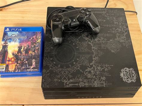 Playstation 4 Pro 1tb Kingdom Hearts Iii Limited Edition With 3 Games