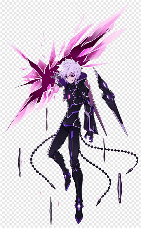 Elsword Anime Art Player Versus Environment Character Anime Purple