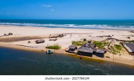 Aerial View Maranhenses National Park Barreirinhas Stock Photo