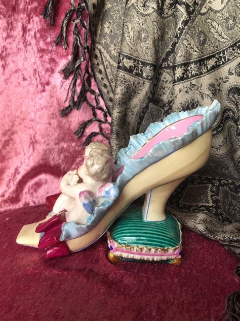 Proantic Meissen Porcelain Figurine Cupids In A Shoe