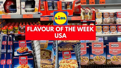 FLAVOUR OF THE WEEK USA AT LIDL FROM THURSDAY 28 SEP 2023