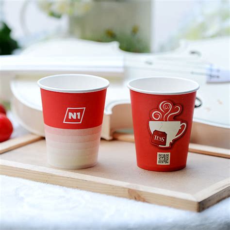 Paper Coffee Cups Custom Printed Biodegradable Hot And Cold Coffee