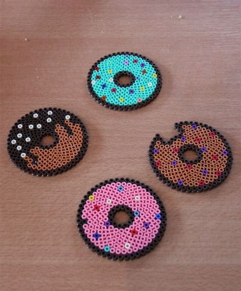 Dessous De Verre Collection Donut Par En Perles Hama Cuisine Et