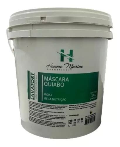 Máscara Quiabo 3 6kg Homme Marine Cosméticos Brinde Parcelamento