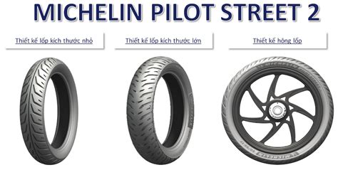 Vỏ Michelin Pilot Street 2 80 90 14 MC 46S TL F R Cửa Hàng Sửa Xe