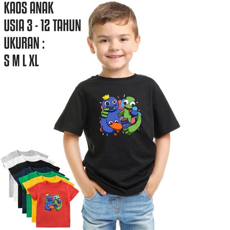 Jual Baju Kaos Anak Anak Rainbow Friends Karakter Roblox Shopee Indonesia