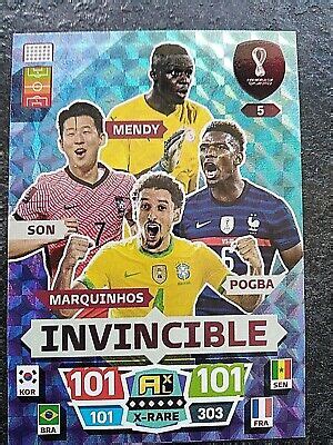 Panini Adrenalyn Xl World Cup Invincible X Rare Card Eur