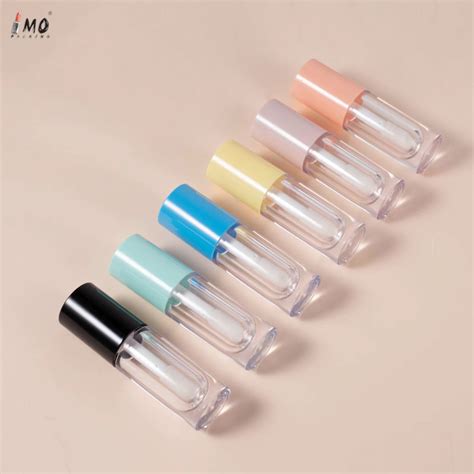 Colorized Mini 6ml Cosmetic Lip Gloss Tube Container 6ml Mini Lip