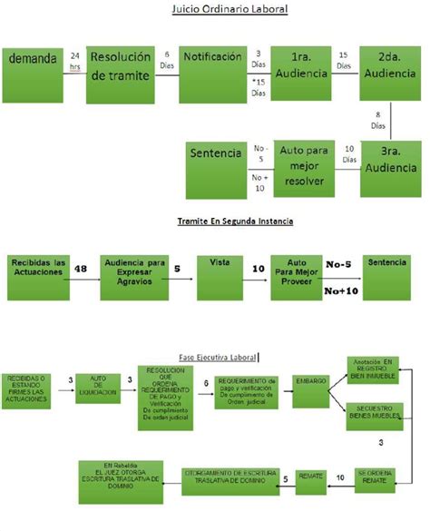 Esquema Juicio Ordinario Laboral Labor