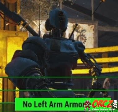 Fallout No Left Arm Armor Orcz The Video Games Wiki