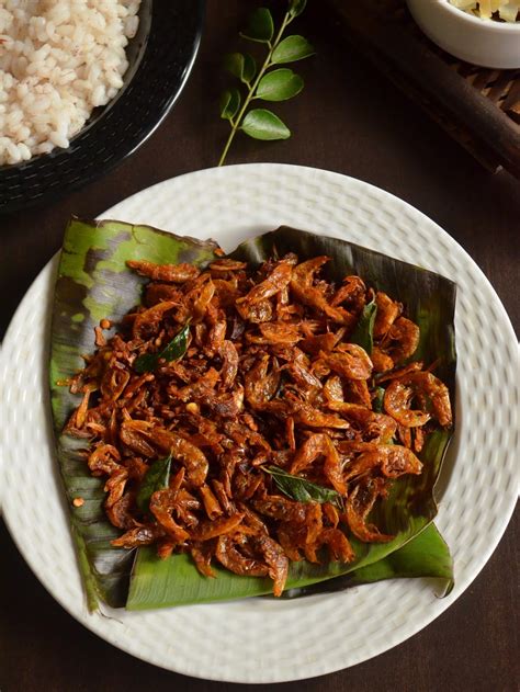 Indulge Unakka Chemmeen Roast Unakka Chemmeen Fry Kerala Style