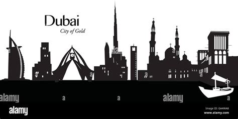 Dubai Skyline Vector Vectors Hi Res Stock Photography And Images Alamy