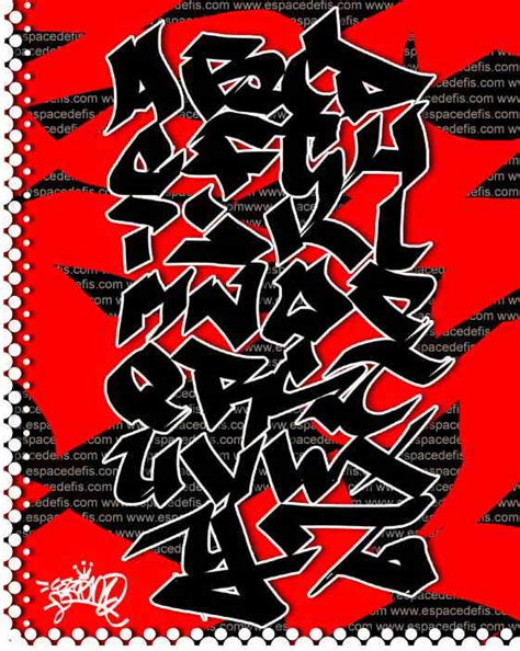 Graffiti Tagging Alphabet "A-Z"