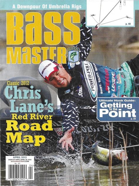 Bass Master Fishing Magazine Chris Lane Red River Road Map Ultimate